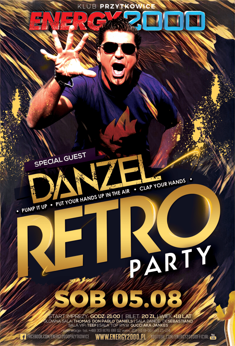 RETRO PARTY pres. DANZEL Sala Dance koncert: MARKUS P