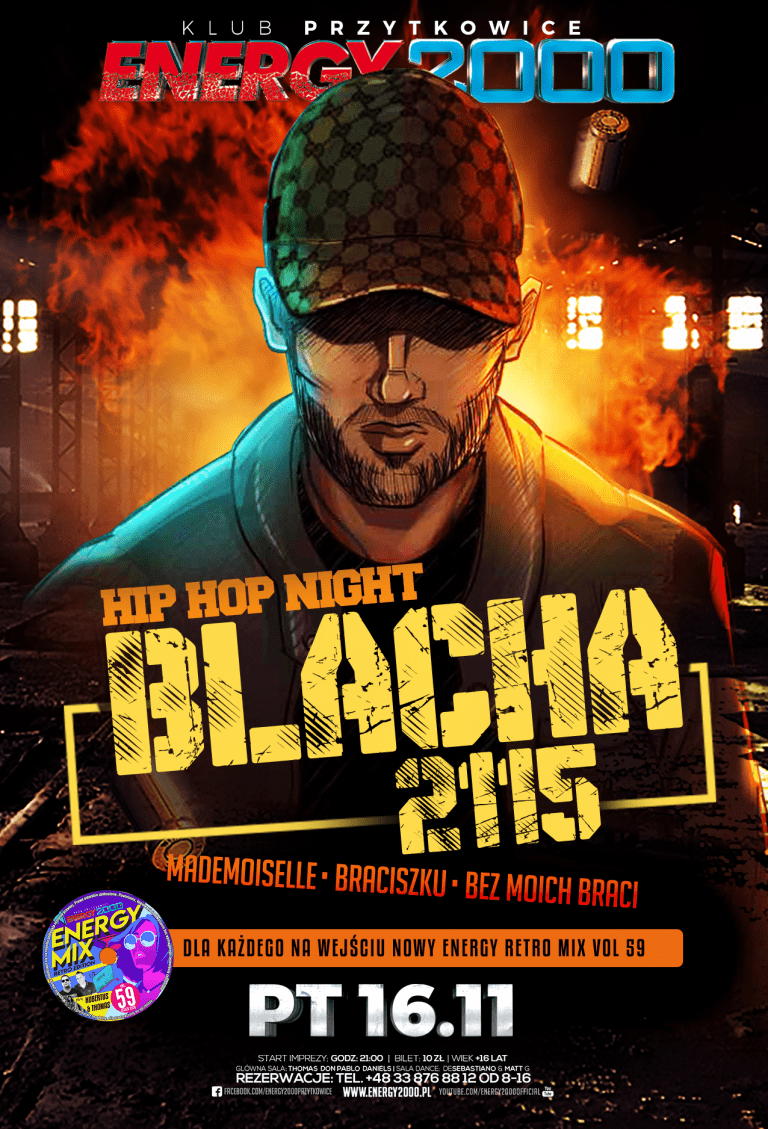 Blacha 2115 Hip Hop Night Energy2000 Przytkowice