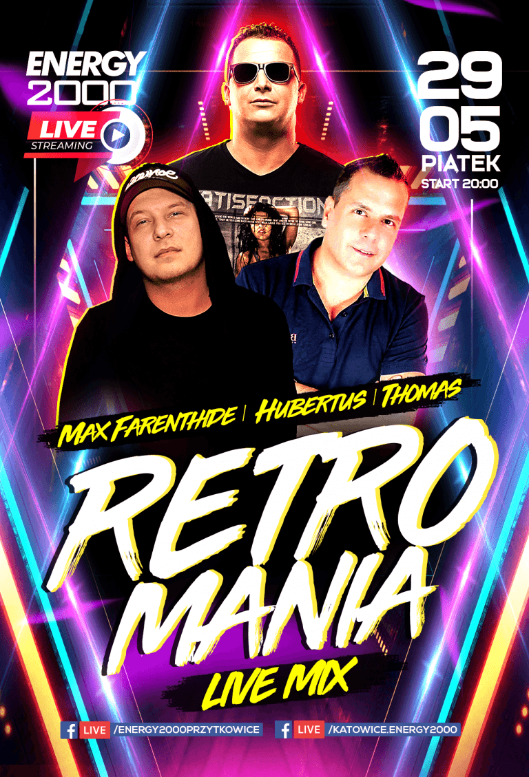 Retromania Live Stream ★ Max Farenthide/ Hubertus/ Thomas