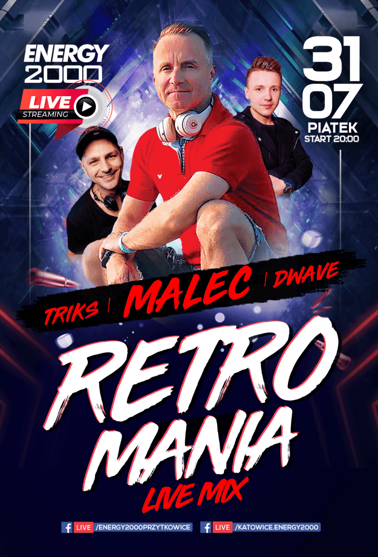 Retromania Live Stream ★ Malec/ D-Wave/ Triks