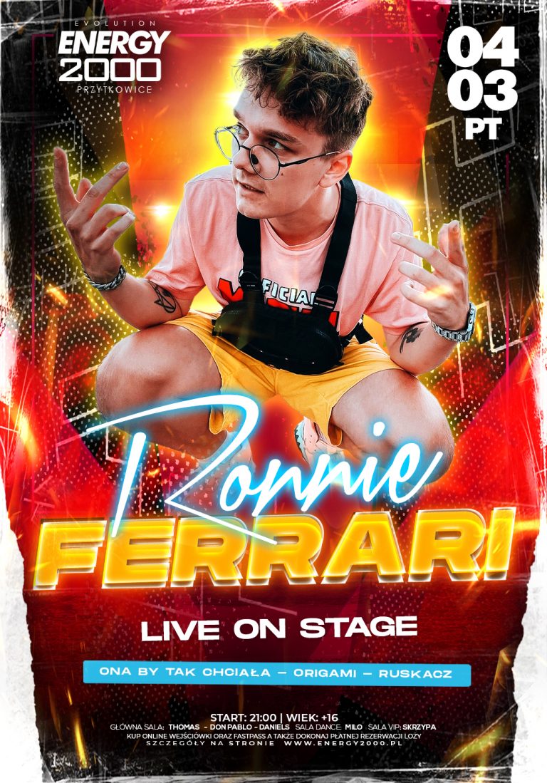RONNIE FERRARI ☆ LIVE ON STAGE!