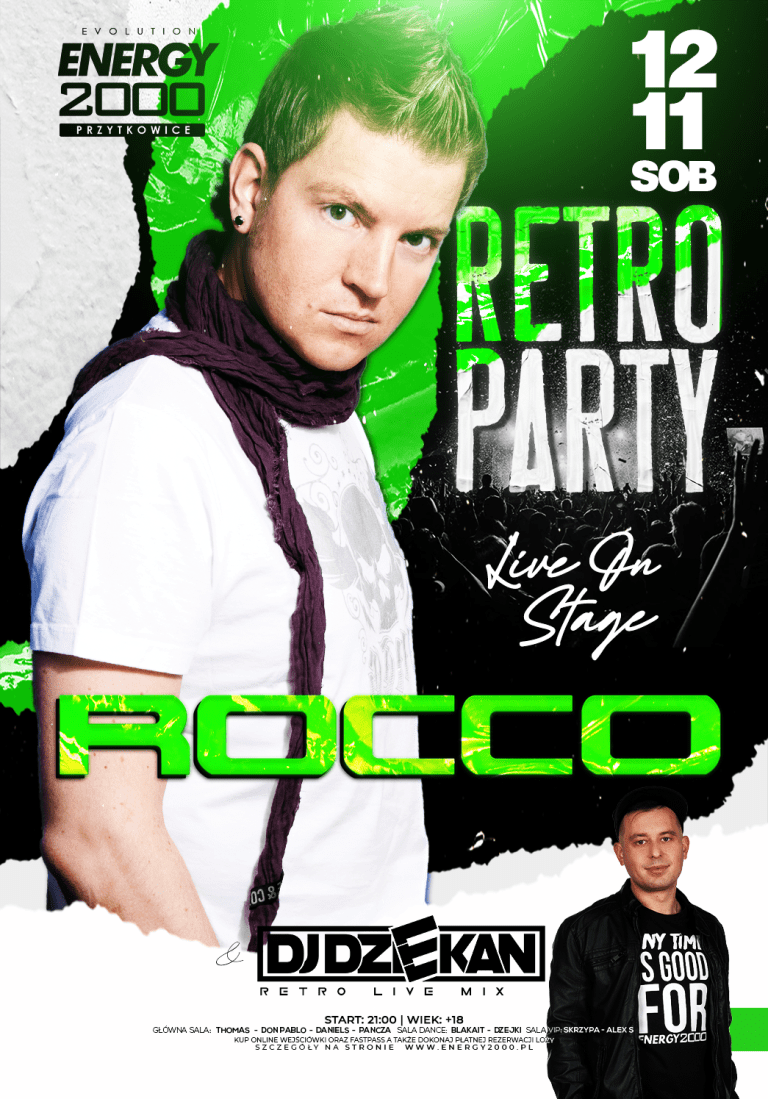 RETRO PARTY ☆ DJ ROCCO & DJ DZIEKAN
