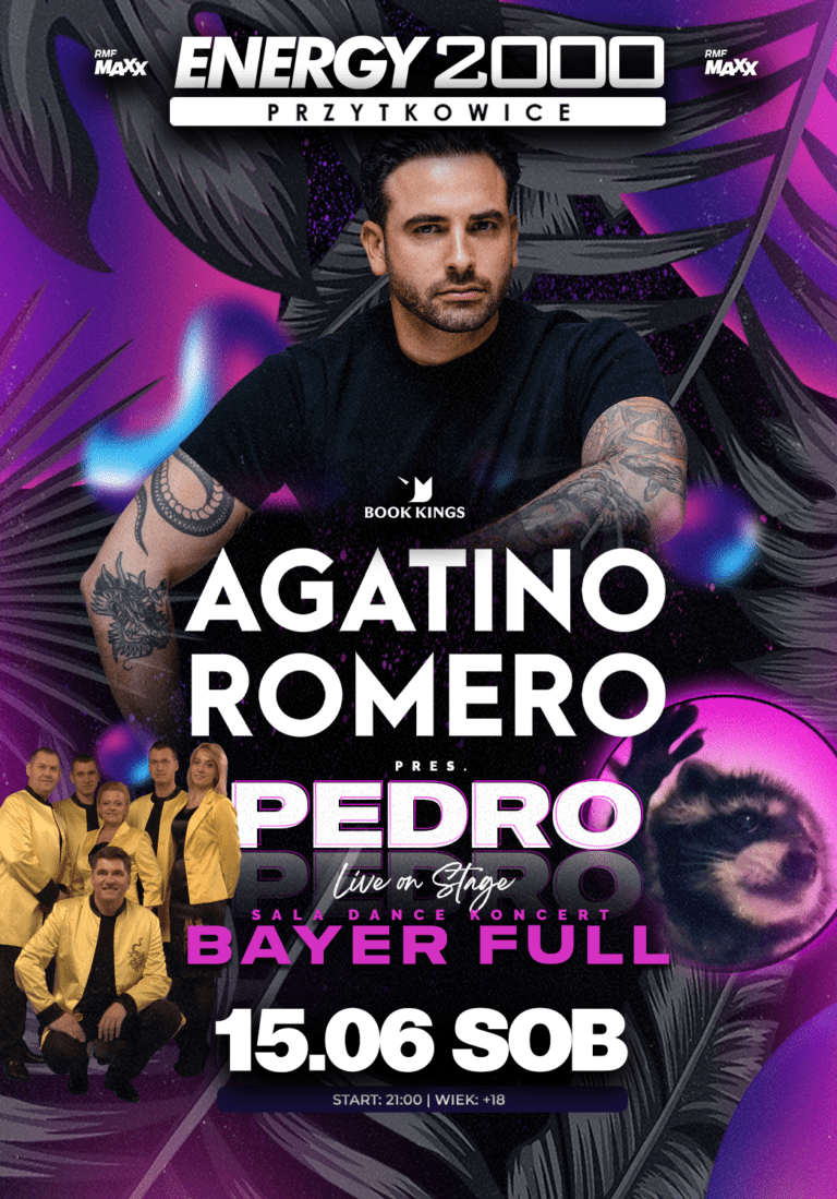 AGATINO ROMERO ☆ PEDRO PEDRO ☆ BAYER FULL – sala dance