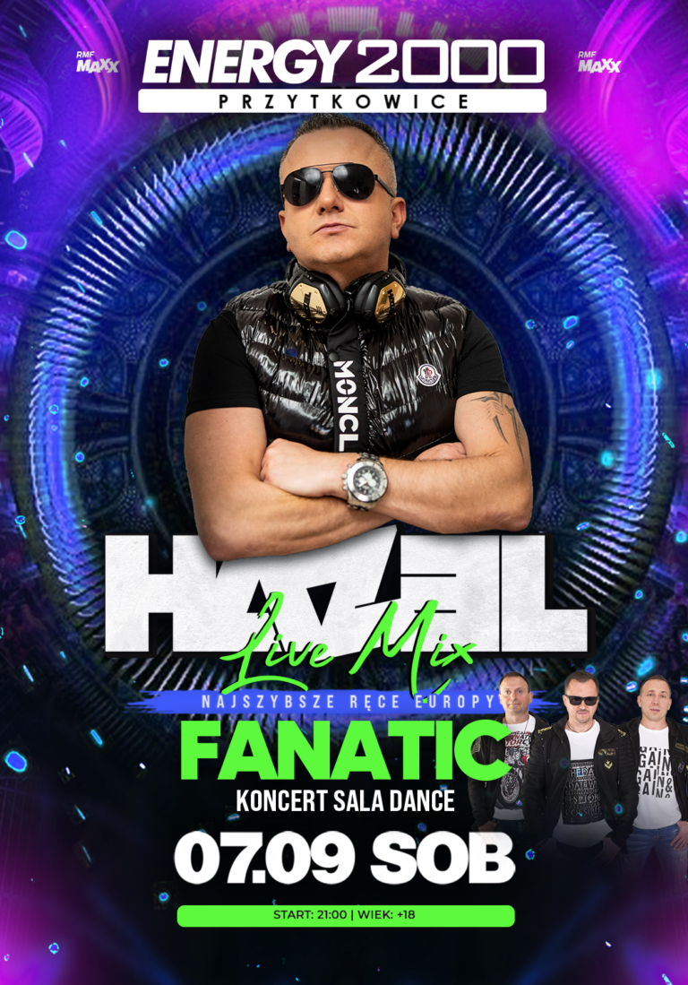 DJ HAZEL ☆ ZESPÓŁ FANATIC – sala dance