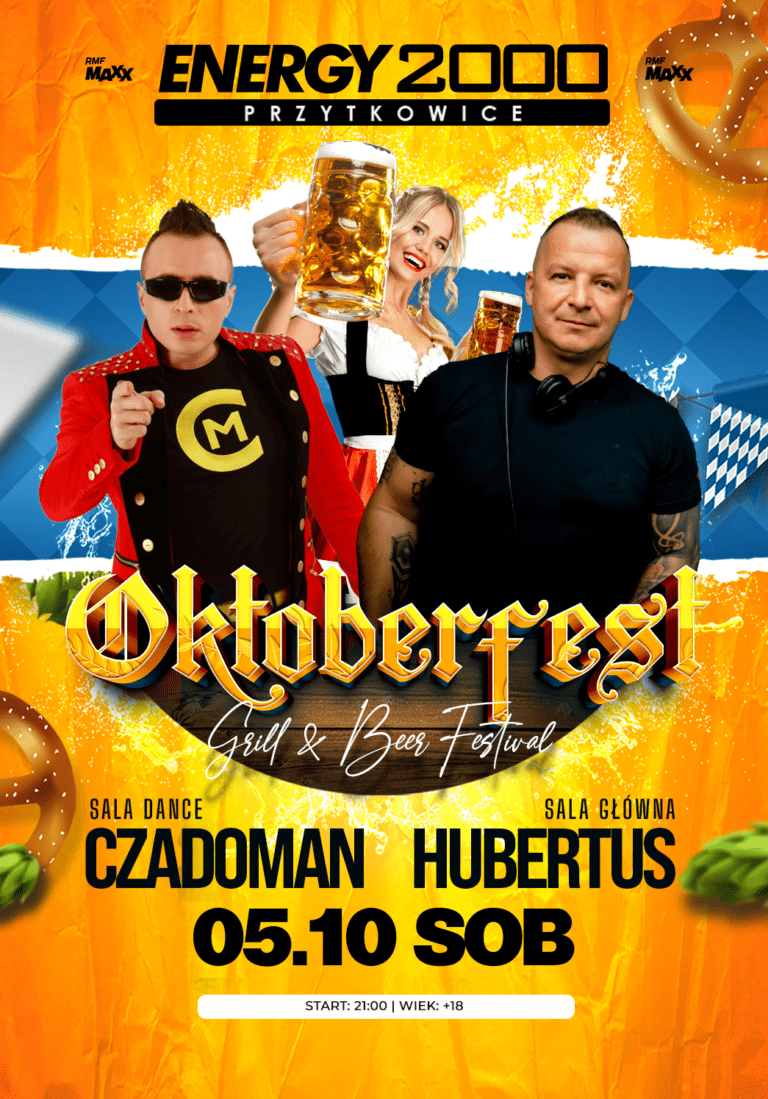 OKTOBERFEST ☆ DJ HUBERTUS ☆ CZADOMAN – sala dance