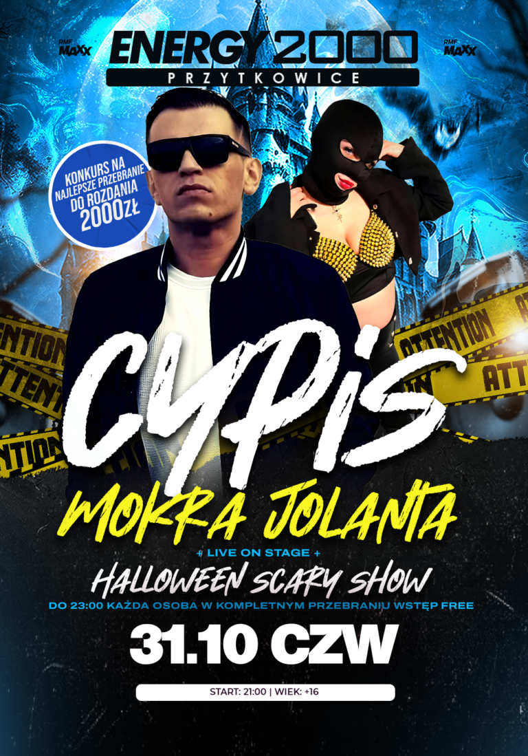 HALLOWEEN SHOW ☆ CYPIS & MOKRA JOLANTA☆ CZWARTEK 31.10