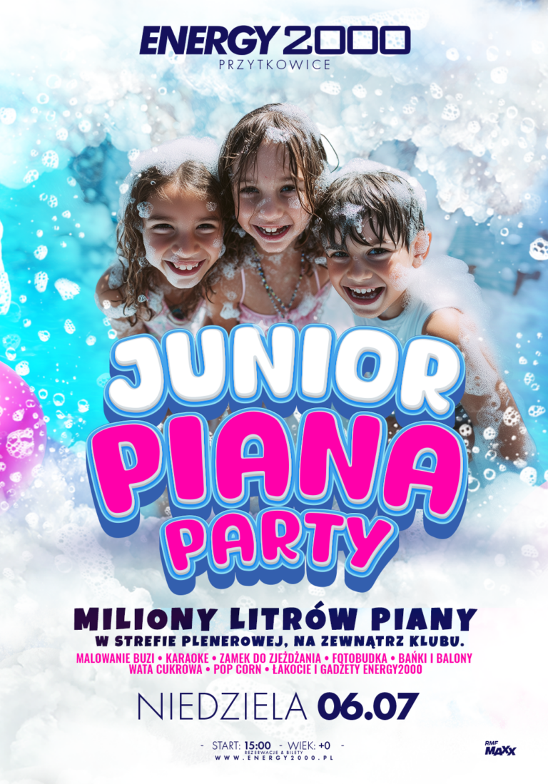 JUNIOR PIANA PARTY ☆ W STREFIE PLENEROWEJ☆ Niedziela 06.07