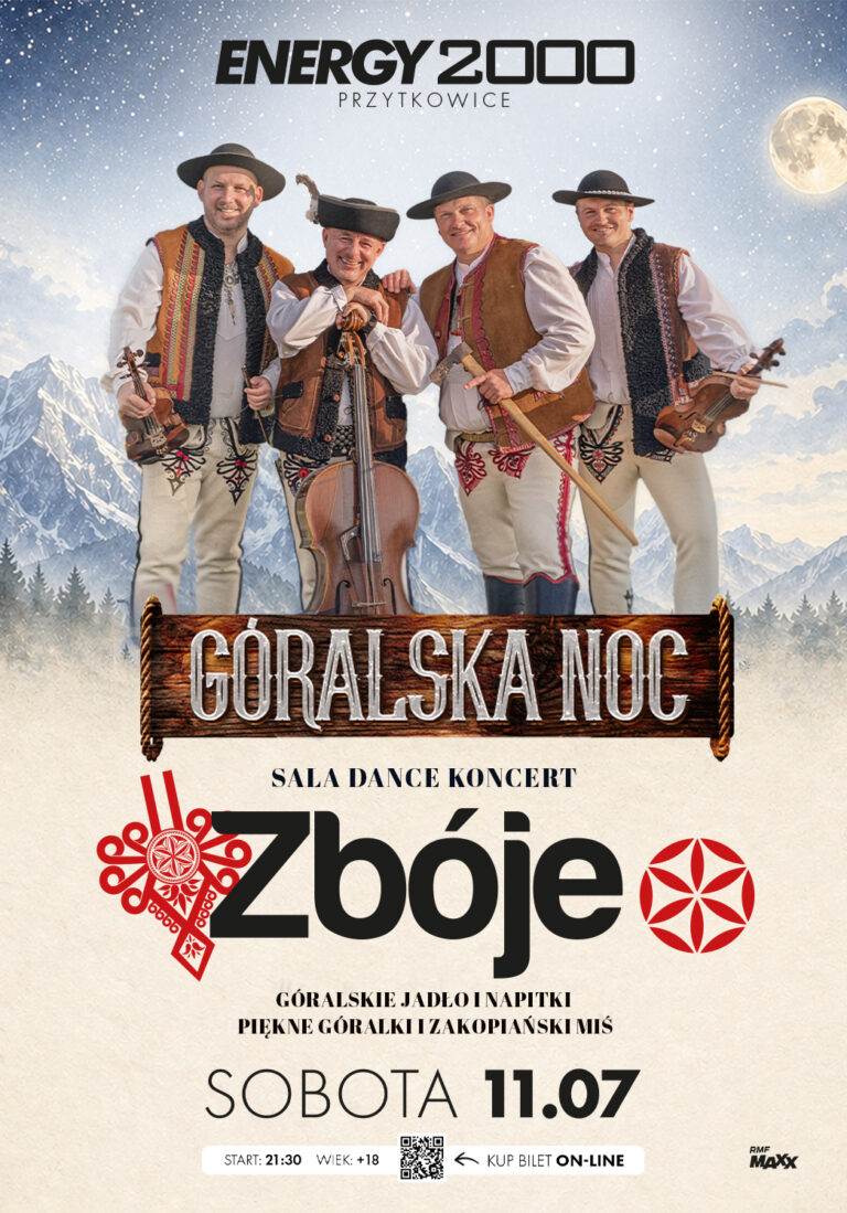 GÓRALSKA NOC ☆ ZESPÓŁ ZBÓJE – sala dance