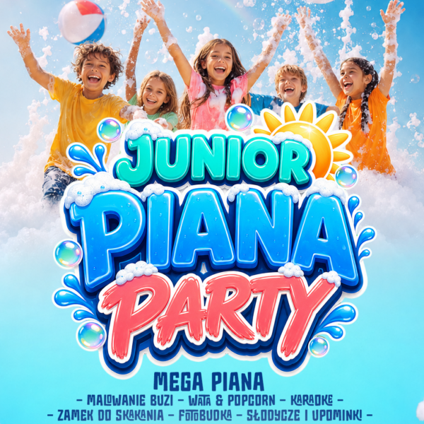 JUNIOR PIANA PARTY ☆ ZAKOŃCZNIE WAKACJI ☆ Niedziela 23.08